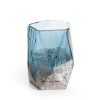 Wazon szklany Nessa niebieski fi 13 x 18 cm – na suszone kwiaty