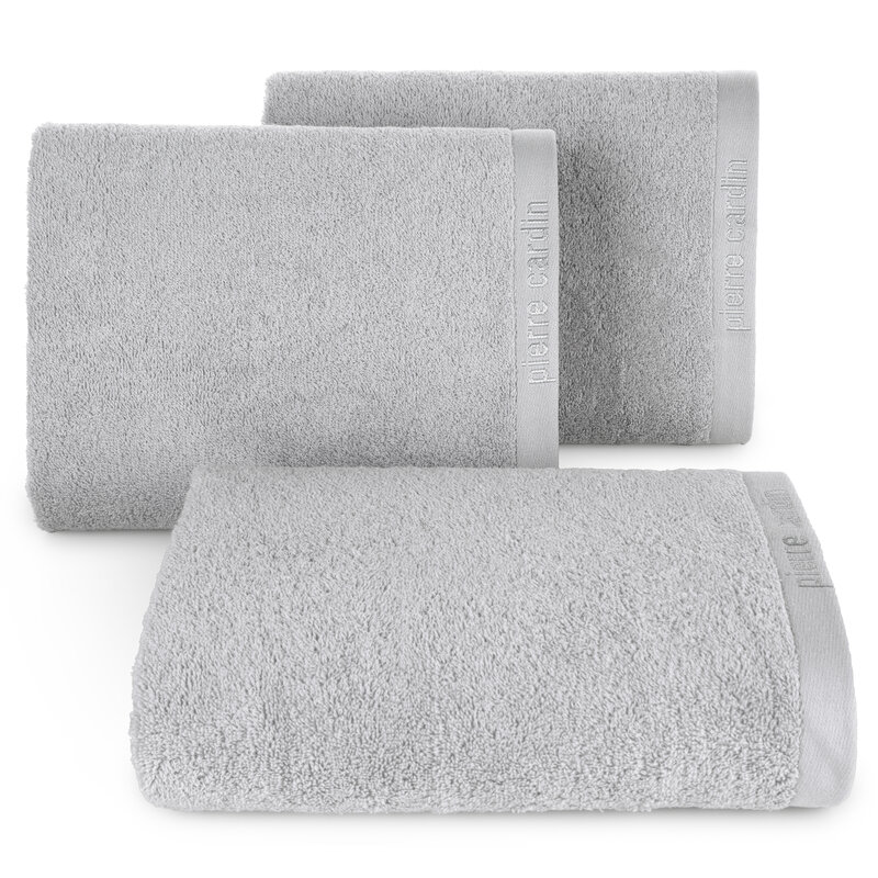 Ręcznik Pierre Cardin EVI srebrny 50 X 90 cm – miękki i chłonny