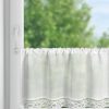 Firana gotowa Bella biała 150 x 30 cm – doda uroku kuchni