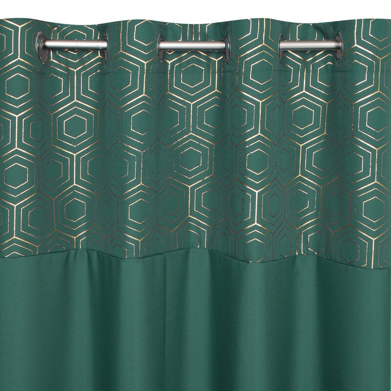 ZASŁONA GOTOWA DAFNE 140 X 250 CM ZIELONY