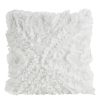 Poszewka microfibra biała 45 x 45 cm – łatwa w czyszczeniu