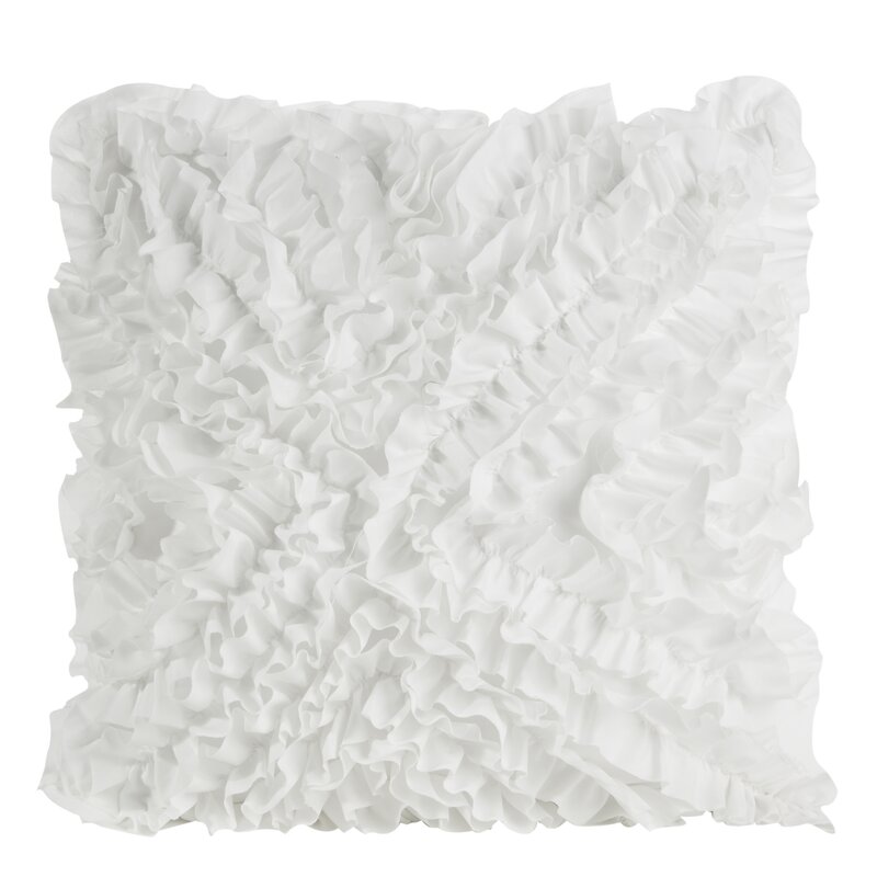 Poszewka microfibra biała 45 x 45 cm – łatwa w czyszczeniu
