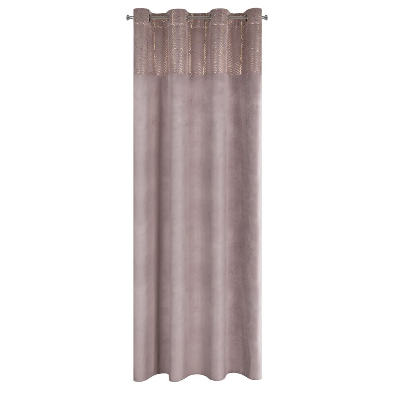 ZASŁONA GOTOWA LINDI 140 X 250 CM PUDROWY RÓŻ