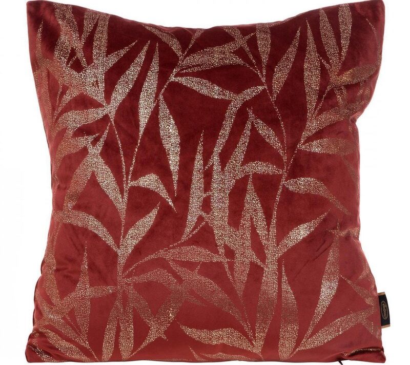 Poszewka Blink bordowa 45 x 45 cm – doda blasku wnętrzu