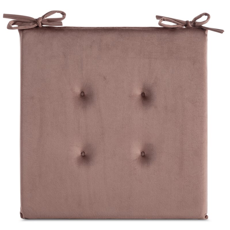 Siedzisko Velvet ciemnoróżowe 40x40x3 cm – doda przytulności