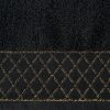 Ręcznik Lurex Layla czarny 50 x 90 cm – miękki i chłonny