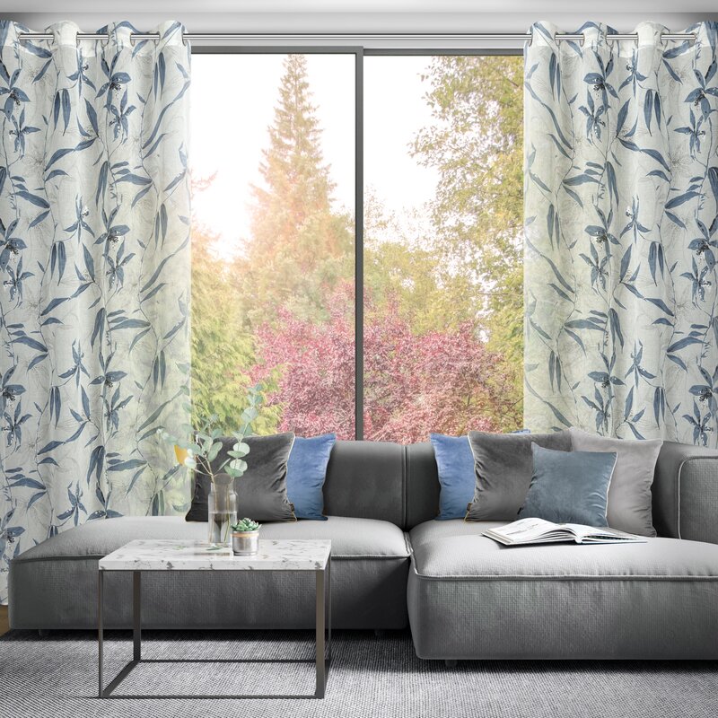 Zasłona gotowa Pati naturalna 140 X 250 cm – delikatnie rozprasza światło