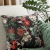 Poszewka velvet 45 x 45 cm czarna – doda charakteru