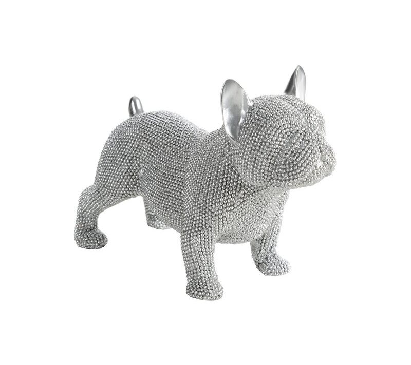 Figurka dekoracyjna Eldo srebrna 20 X 9 X 14 CM – na komodę i półkę