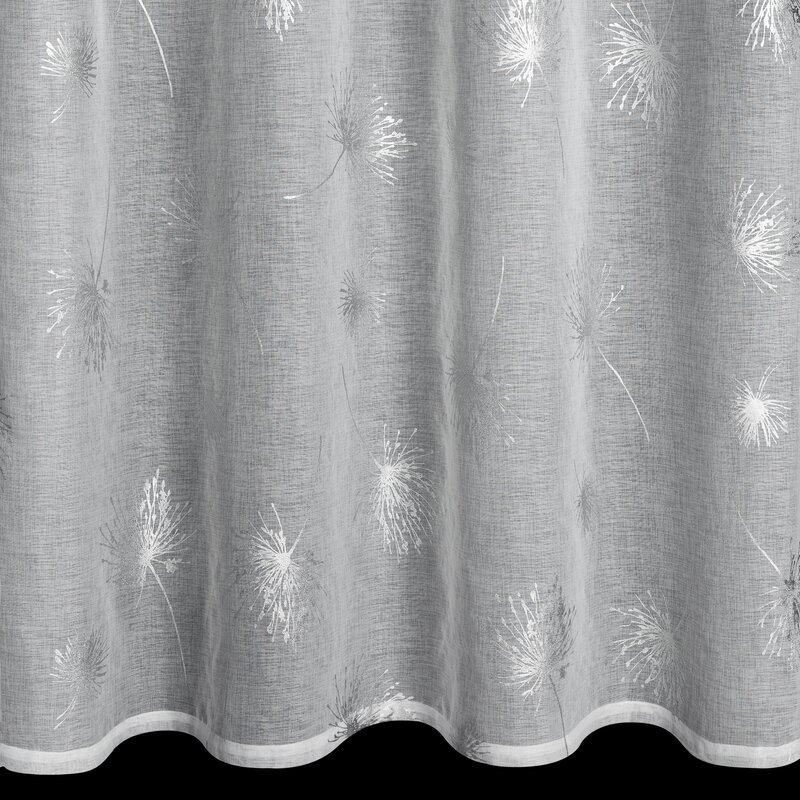 Firana gotowa biała 140 x 250 cm – gotowa do zawieszenia