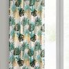 Zasłona gotowa Malta biała 140 X 250 CM – z motywem botanicznym