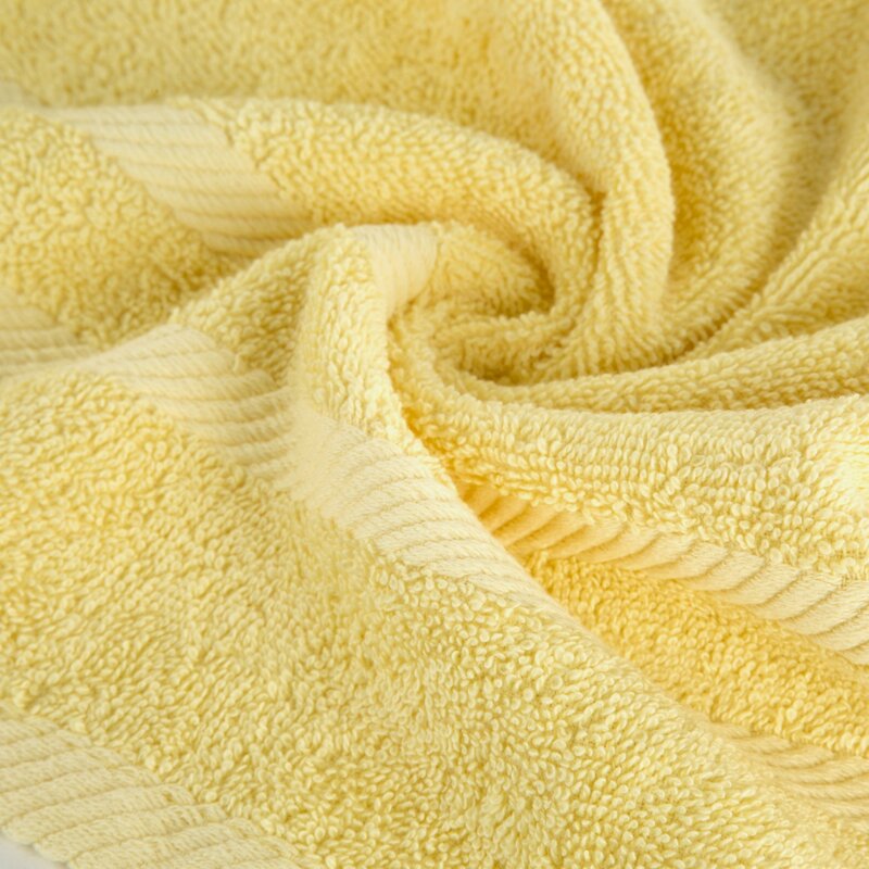 Ręcznik Milo żółty 50 x 90 cm – miękki i chłonny