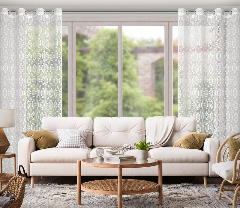 Firana gotowa Iga biała 140 x 250 cm – rozjaśnia wnętrze