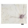 Obrus velvet kremowy 30 x 40 cm – subtelny wzór kwiatowy