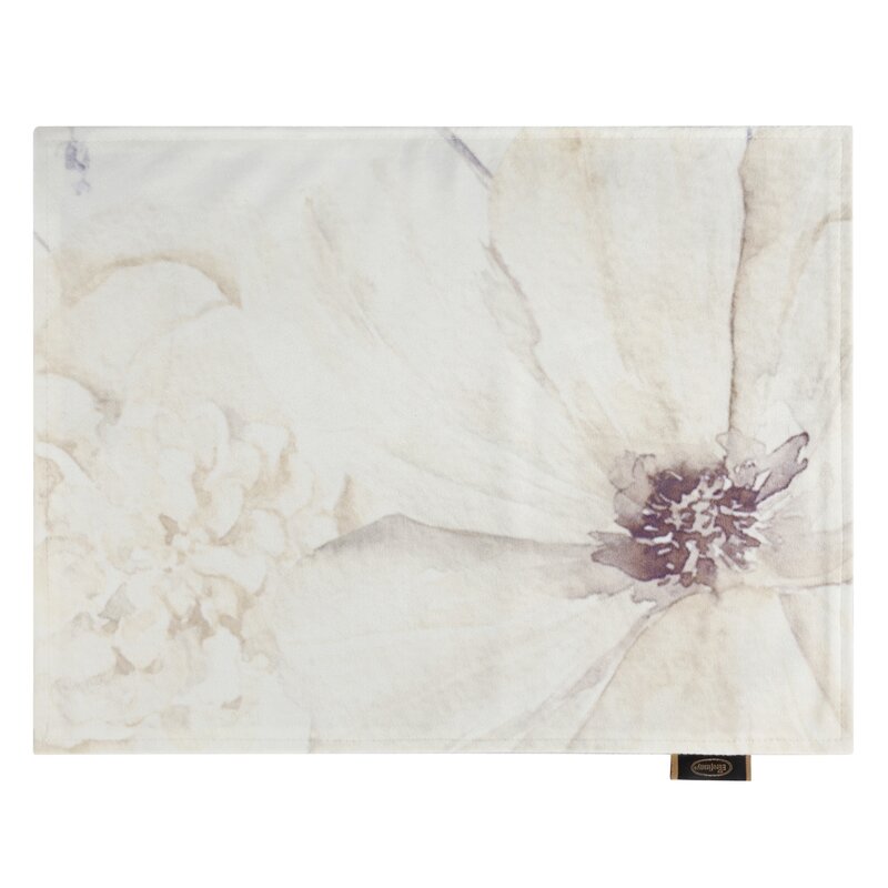 Obrus welwetowy kremowy 30 x 40 cm – stylowy dodatek na stół