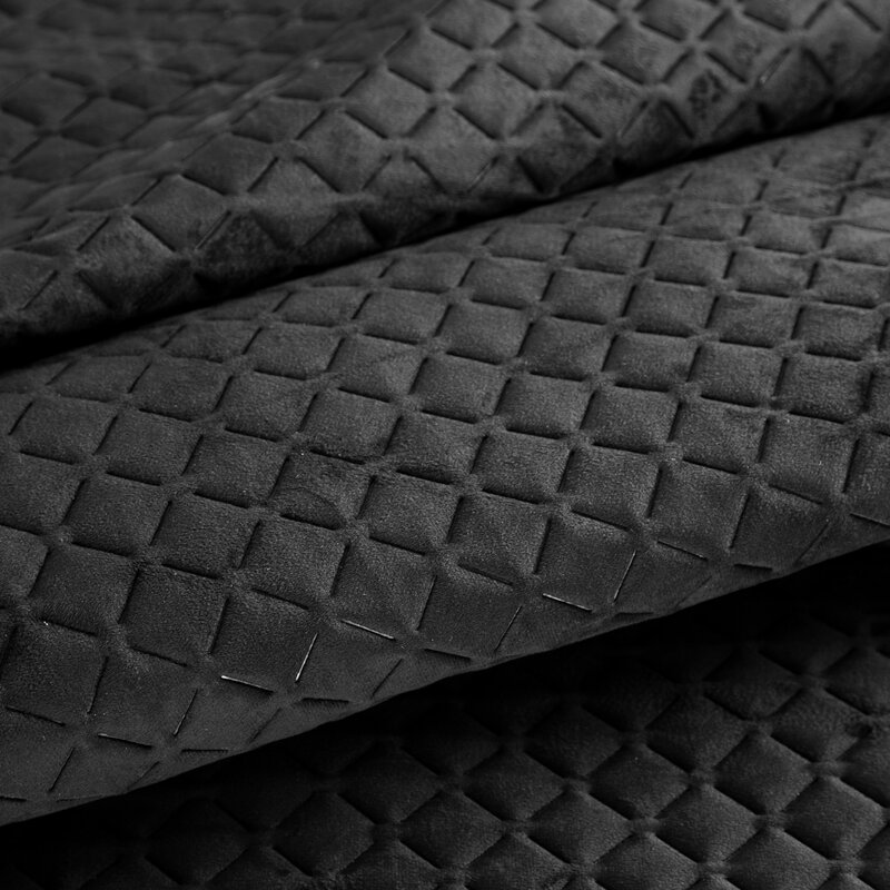 Narzuta welwetowa Dimon czarna 170 x 210 cm – ochrona pościeli