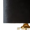 Lampa stołowa IAN (02) czarna O 38 x 57 cm – ciepłe, nastrojowe światło