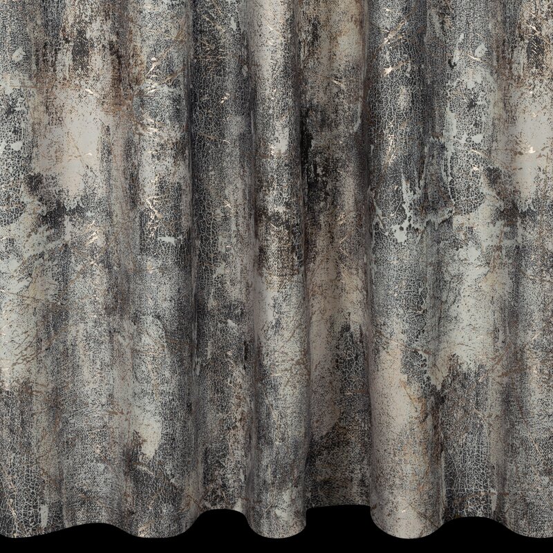 Zasłona gotowa srebrna 140 x 270 cm – zaciemniająca welwetowa