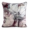 Poszewka velvet różowa 45 x 45 cm – wprowadza romantyczny nastrój