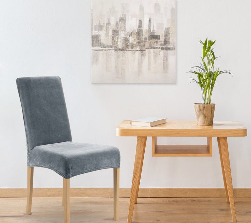 Pokrowiec na krzesło D91 stalowy 35x55x30 – ochrona i styl
