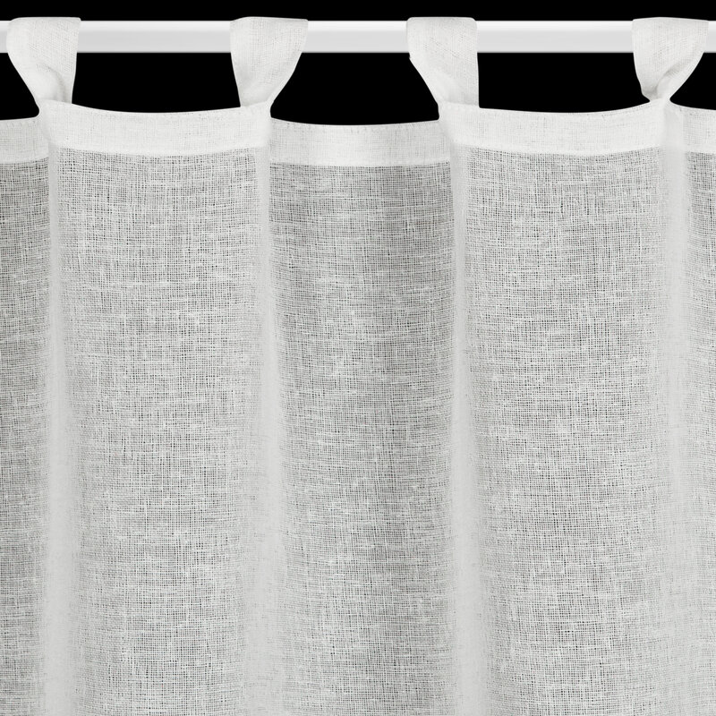 Zasłona świąteczna biała 150x60 cm – łatwa w czyszczeniu