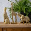 Figurka ceramiczna Haris złota 9 X 21 X 20 CM – na komodę i biurko