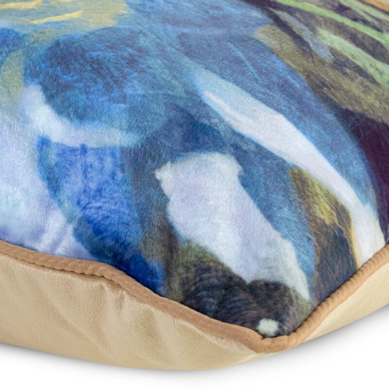 POSZEWKA VELVET 80 45 X 45 CM NIEBIESKI