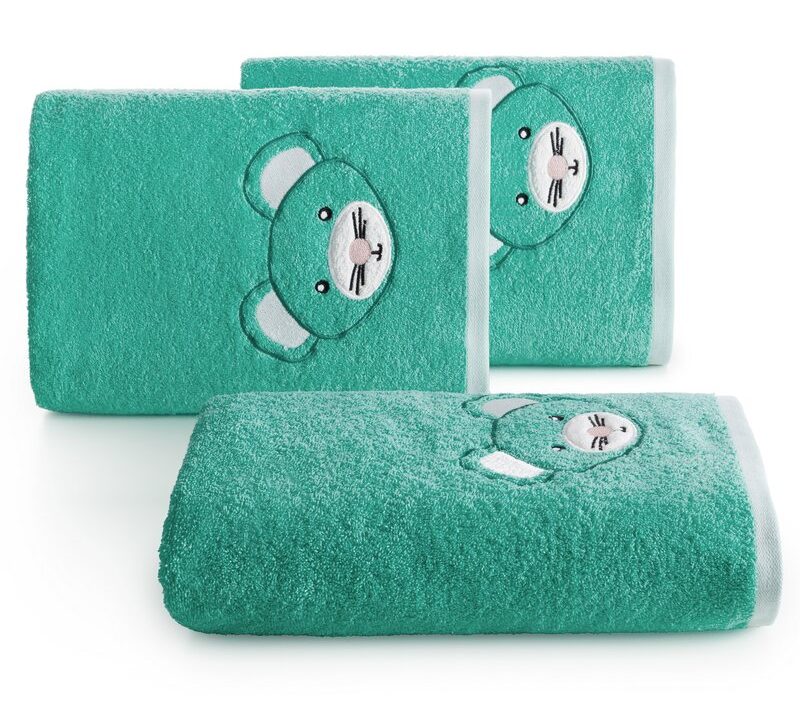 Ręcznik dla dziecka baby71 miętowy 15 x 21 cm – delikatny dla skóry