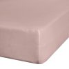Prześcieradło jersey pudrowy róż 90 x 200 x 25 cm – miękkie i otulające