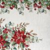 Bieżnik gobelinowy świąteczny naturalny 45x140 cm – wprowadza ciepło do jadalni