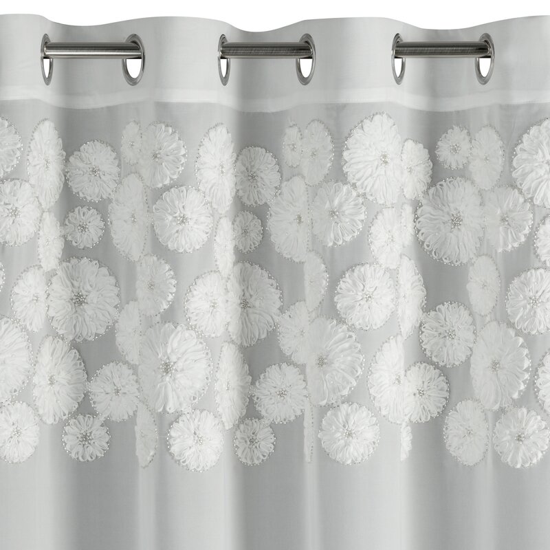Firana gotowa Gisela biała 140 X 250 cm – rozświetla wnętrze