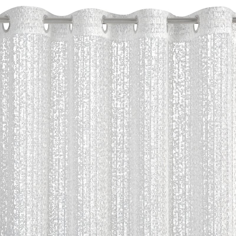 Firana gotowa KLOE biała 140 X 250 CM – delikatnie rozprasza światło