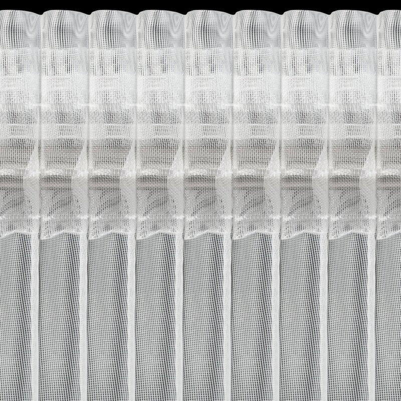 Firana gotowa biała 140 x 270 cm – rozświetla wnętrze