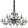 Lampa wisząca Glitter srebrna fi 70 x 52 cm – rozświetli wnętrze