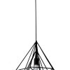 Lampa Wisząca Wire srebrna 36 X 62 cm – intrygująca gra światła