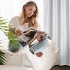 Zasłona gotowa Aggie jasnosrebrna 140 x 250 cm – miękkie fale