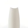 Wazon ceramiczny RISO kremowy 12 x 7 x 26 cm – na suszone kwiaty
