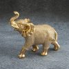 Figurka ceramiczna Haris złota 8 X 19 X 18 cm – ozdoba salonu i biura