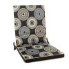 Siedzisko tarasowe czarne 42x92x4 cm – stylowe i wygodne