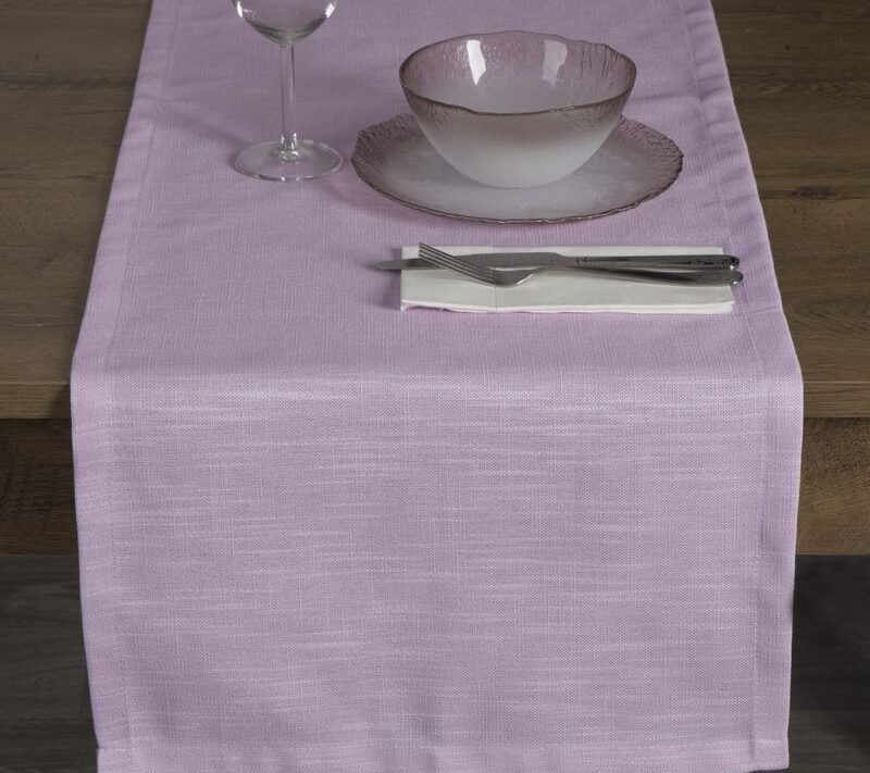 Bieżnik SUMMER11 jasnofioletowy 40 x 140 cm – doda świeżości
