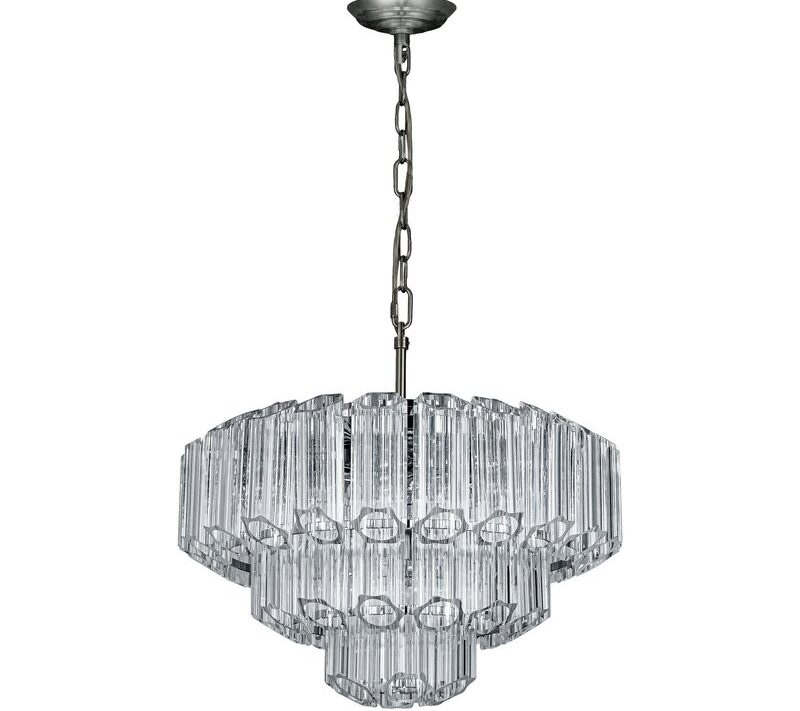 Lampa wisząca DANA transparentna 50 x 150 cm – rozświetli wnętrze