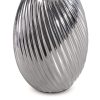 CERAMIKA 18 X 18 X 31 CM SREBRNY
