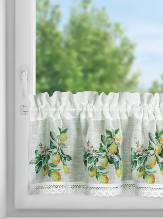 Firana gotowa Cloe biała 150 x 30 cm – rozjaśnia wnętrze