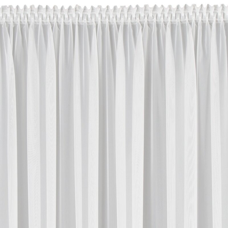 Firana gotowa Candy biała 400 X 150 cm – rozjaśnia wnętrze