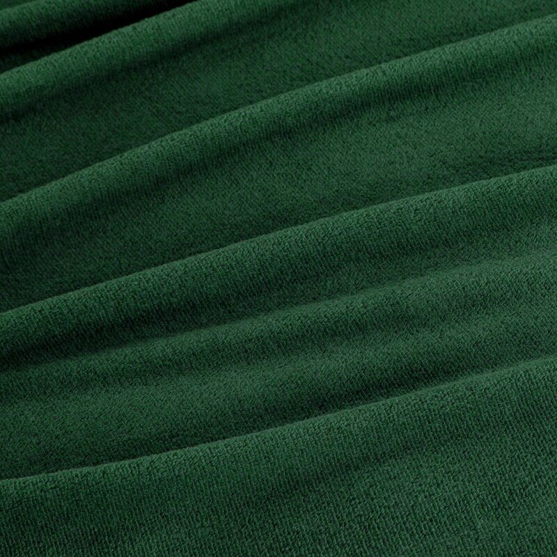 Koc flanelowy Simple 1 ciemnozielony 150 x 200 cm – wyjątkowo miękki