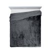 Koc włochacz D91 stalowy 150 x 200 cm – otuli ciepłem
