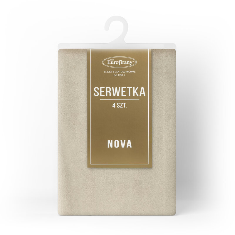 Obrus gładki beżowy 30 x 40 cm – łatwy w czyszczeniu