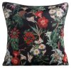 Poszewka velvet 45 x 45 cm czarna – doda charakteru