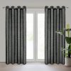 Zasłona gotowa Eva Minge czarna 135 x 250 cm – zaciemnia pomieszczenie