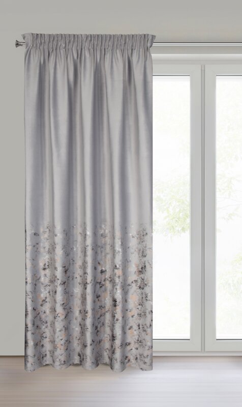 Zasłona gotowa Mariela srebrna 140 x 270 cm – doda blasku wnętrzu